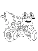 Ricky Zoom kleurplaat 2